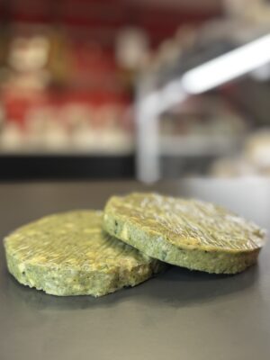 HAMBURGUESA CALABACÍN POLLO Y QUESO