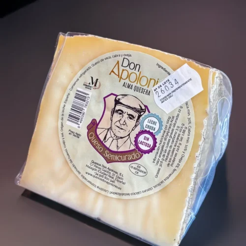 QUESO MEZCLA SEMICURADO SIN LACTOSA DON APOLONIO